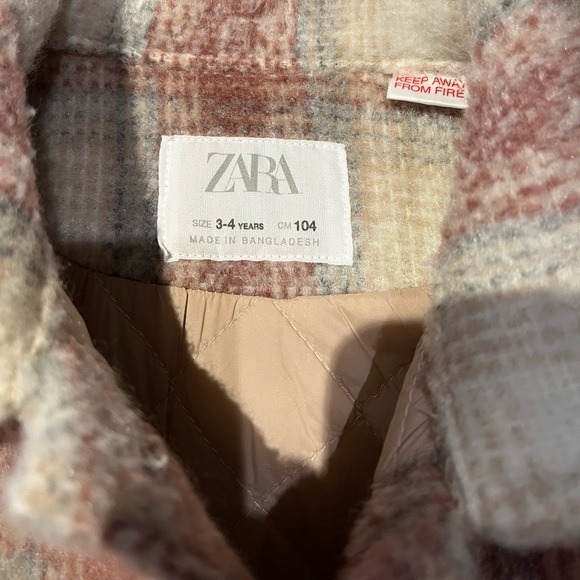 ZARA Girls Shacket - Picture 2 of 5